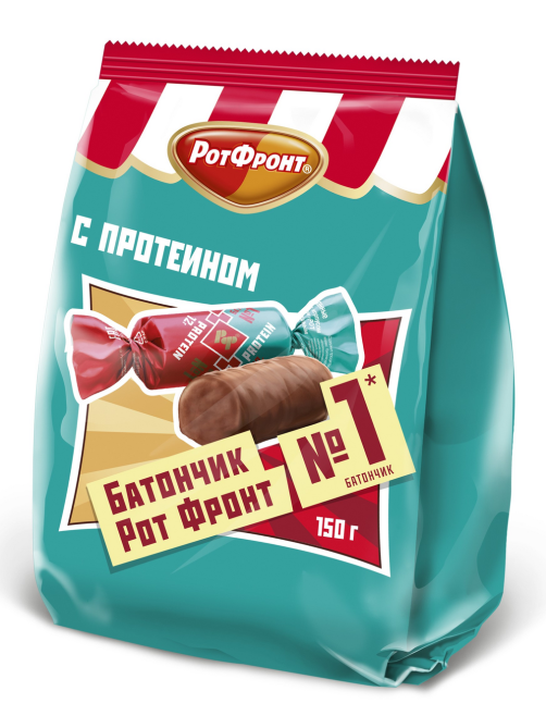 Конфеты Рот Фронт Батончики с протеином, 150г