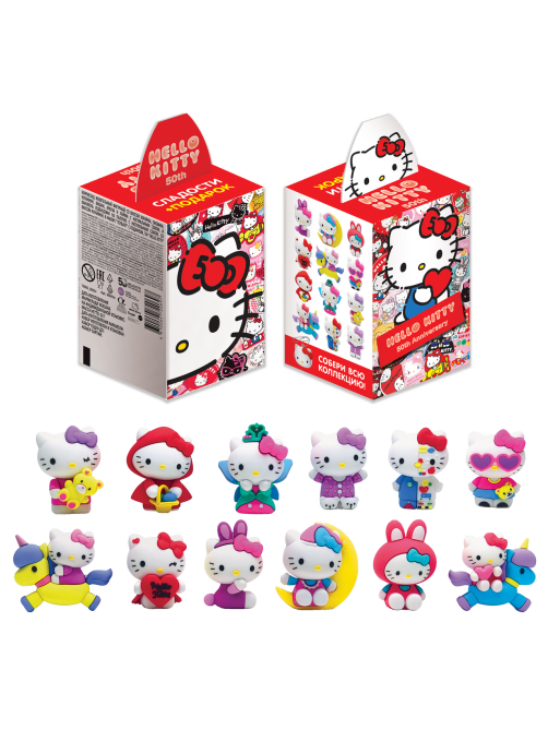 Набор Hello Kitty мармелад и карамель с игрушкой, 42г