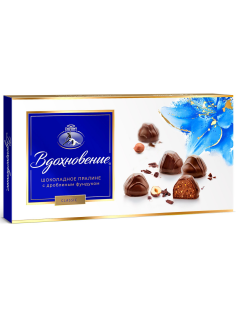 Конфеты Вдохновение с дробленым фундуком, 340г