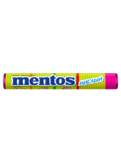 Драже жевательное Mentos кислое, 37.5г
