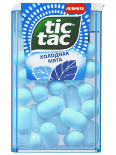 Драже Tic Tac Холодная мята освежающее, 16г
