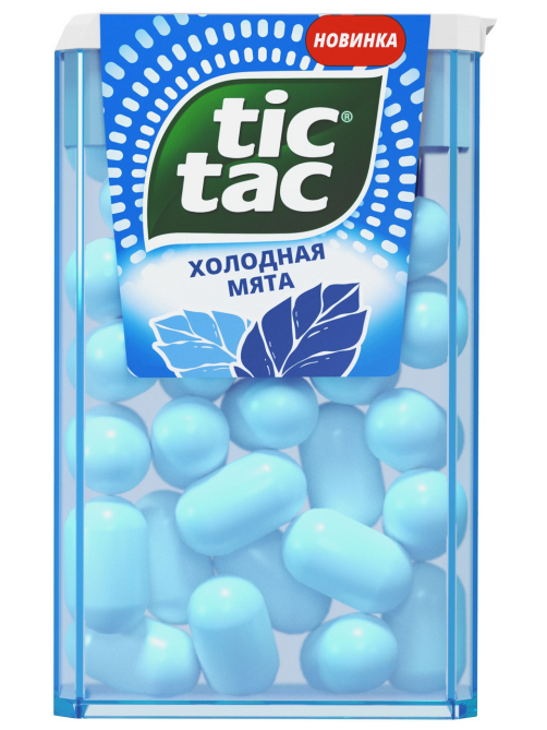 Драже Tic Tac Холодная мята освежающее, 16г