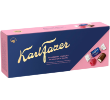 Конфеты Fazer Karl малиново-йогуртовая начинка, 250г