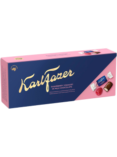 Конфеты Fazer Karl малиново-йогуртовая начинка, 250г