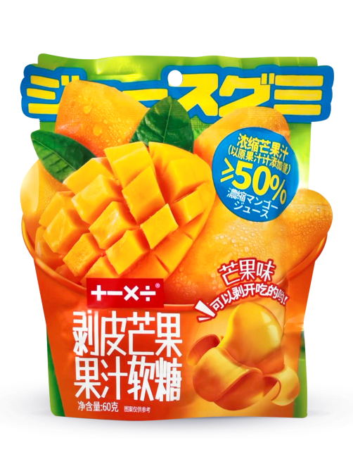 Конфеты желейные Want Want QQ манго, 60г