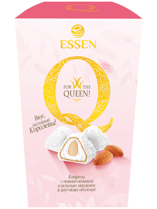 Конфеты Essen сливочная начинка с миндалем и кокосом, 150г