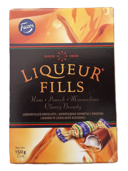 Конфеты Fazer Liqueur Fills с ликерной начинкой, 150г