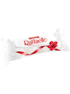 Конфеты в коробке Raffaello с цельным миндальным орехом в кокосовой обсыпке, 40г