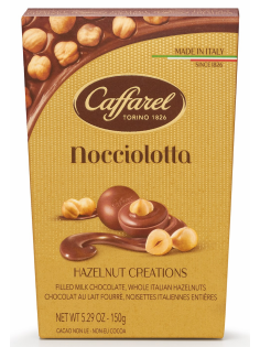 Конфеты Caffarel молочный шоколад с фундуком, 150г