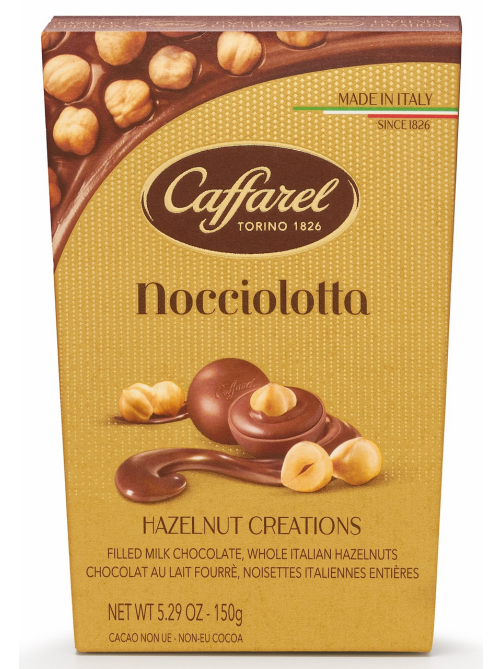 Конфеты Caffarel молочный шоколад с фундуком, 150г