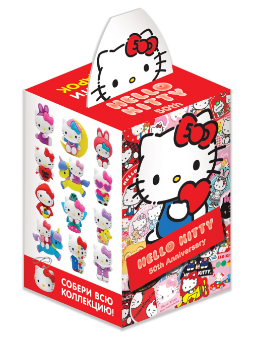 Набор Hello Kitty мармелад и карамель с игрушкой, 42г