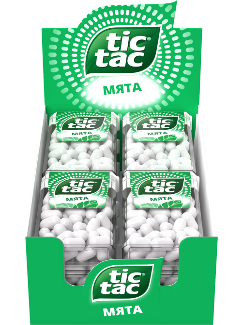 Драже Tic Tac Мята освежающее, 16г x 12 шт