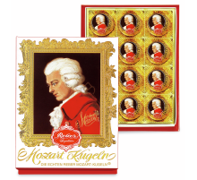 Набор конфет Reber Mozart 356 из горького шоколада, 240г