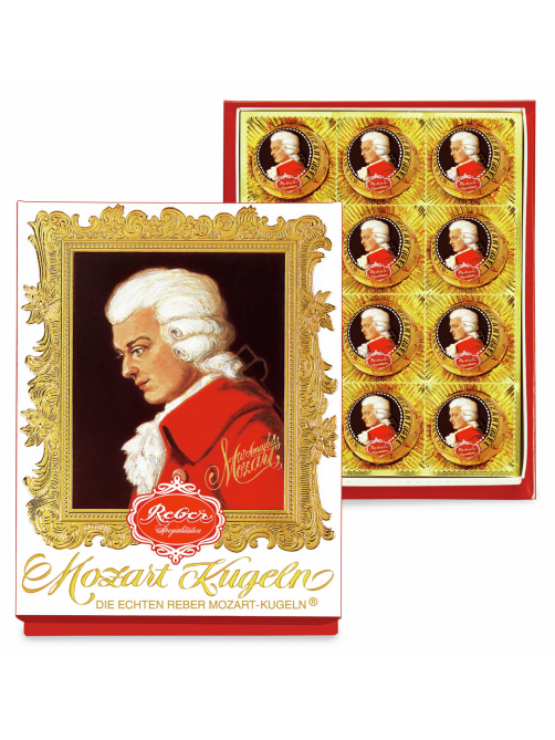Набор конфет Reber Mozart 356 из горького шоколада, 240г