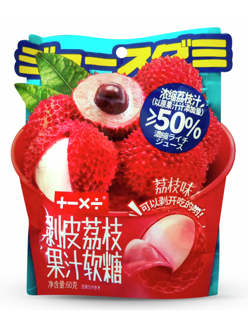 Конфеты жевательные Want Want QQ личи, 60г