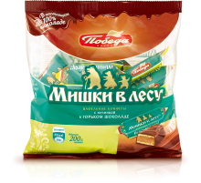 Конфеты Победа вкуса Мишки в лесу вафельные, 200г