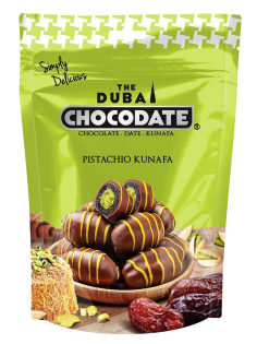 Конфеты Chocodate Финики с фисташковой пастой и тестом кунафа в молочном шоколаде, 90г