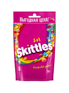 Драже Skittles 2в1, 70г