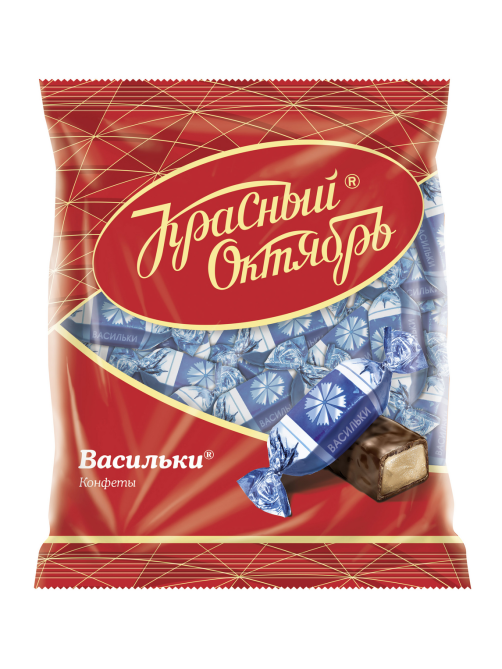 Конфеты Красный Октябрь Васильки шоколадные, 250г