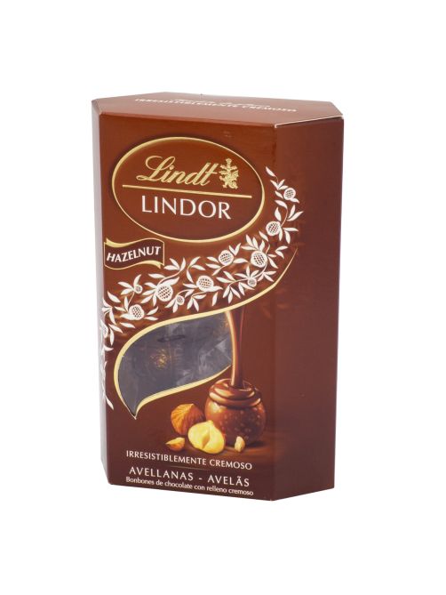 Набор конфет Lindt Lindor с молочным шоколадом и фундуком, 200г