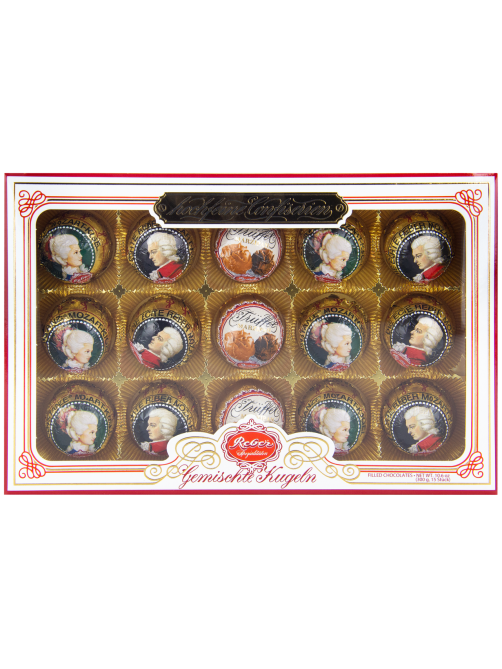 Конфеты Reber Mozart шоколадные ассорти, 300г