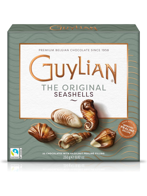 Набор шоколадных конфет Guylian Seashells Морские ракушки с начинкой пралине, 250г