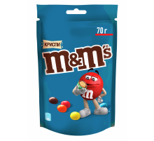 Конфеты M&M's Криспи драже с хрустящим центром, 70г