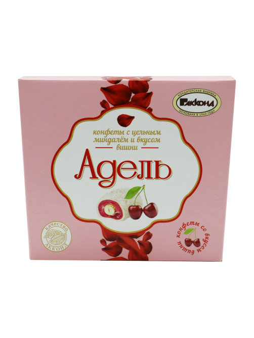 Конфеты Акконд Адель цельный миндаль и вишня, 150г