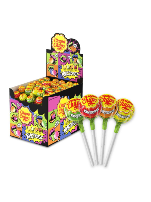 Леденцы Chupa Chups Кислорот, 12г x 100 шт