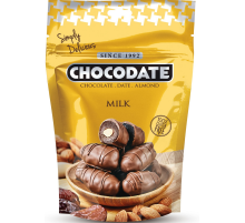 Конфеты Chocodate финики с миндалем в молочном шоколаде, 100г