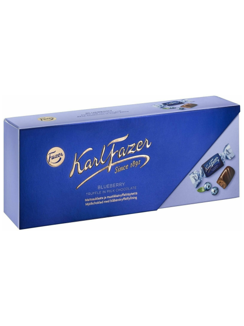 Конфеты Fazer Karl черничный трюфель, 250г