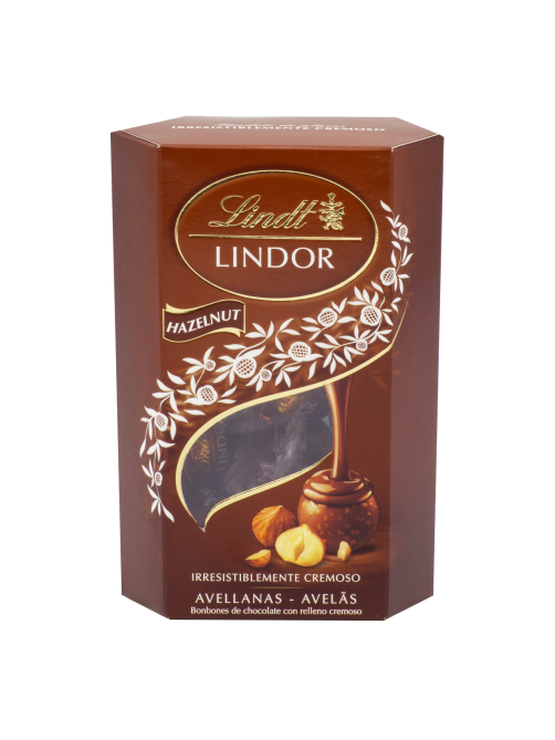 Набор конфет Lindt Lindor с молочным шоколадом и фундуком, 200г