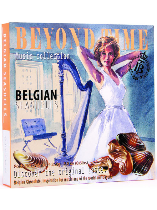 Конфеты Beyond Time Ракушки молочный шоколад, 250г