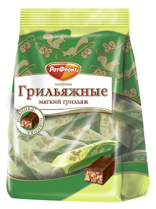 Конфеты Рот Фронт Мягкий грильяж, 200г