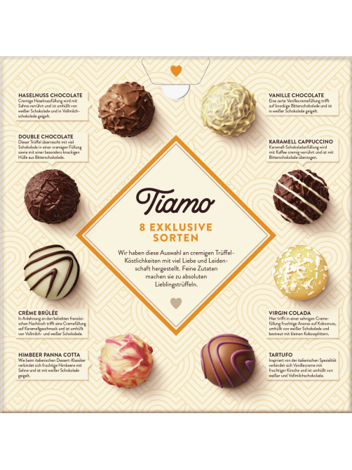 Набор шоколадных конфет Sarotti Tiamo Truffle Ассорти, 200г