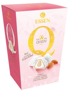 Конфеты Essen сливочная начинка с миндалем и кокосом, 150г