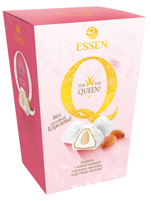 Конфеты Essen сливочная начинка с миндалем и кокосом, 150г