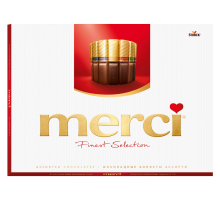 Набор шоколадных конфет Merci Finest Selection Ассорти, 675г