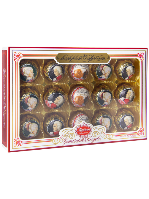 Конфеты Reber Mozart шоколадные ассорти, 300г