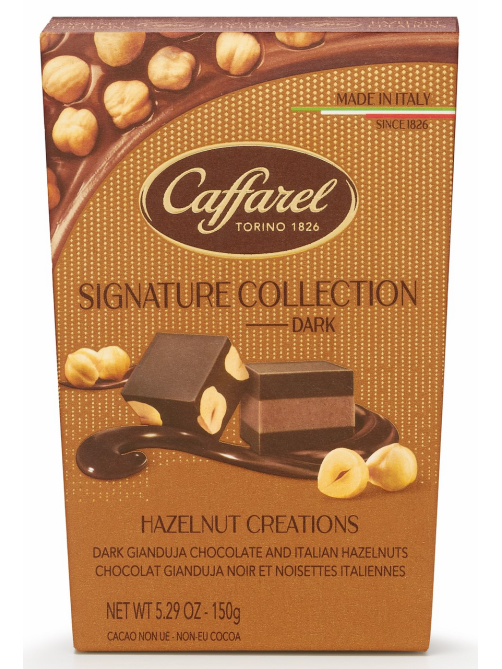 Конфеты Caffarel темный шоколад с фундуком, 150г