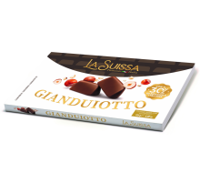 Конфеты шоколадные La Suissa Gianduiotto Gianduia с орехами, 195г