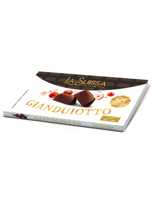 Конфеты шоколадные La Suissa Gianduiotto Gianduia с орехами, 195г