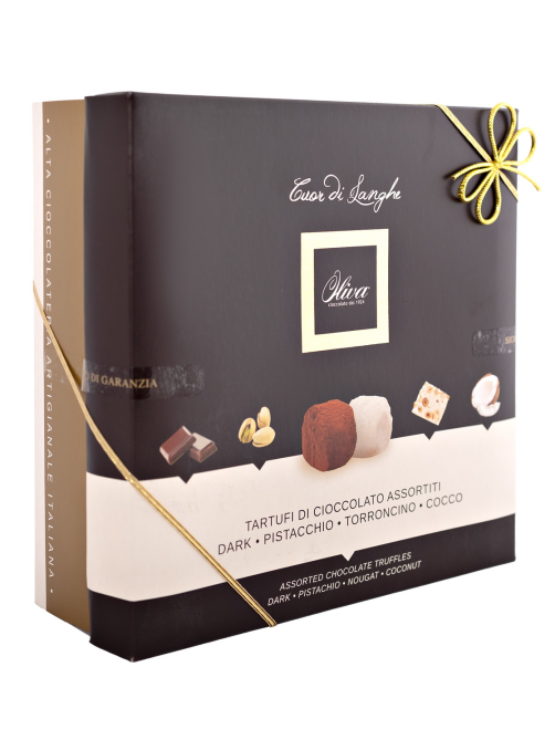 Конфеты шоколадные Oliva Tartufi Трюфель 4 вкуса, 300г