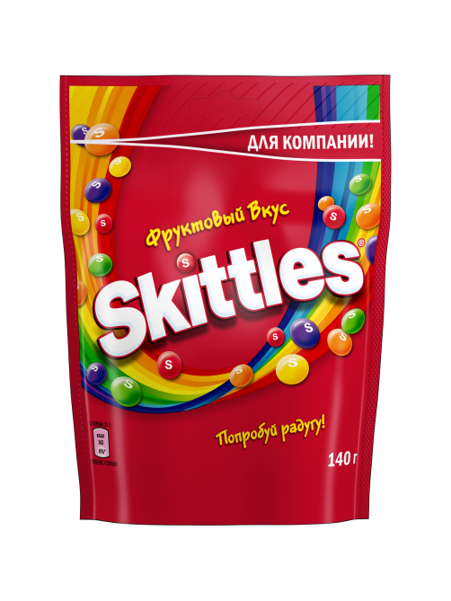 Драже Skittles Фруктовый вкус, 140г