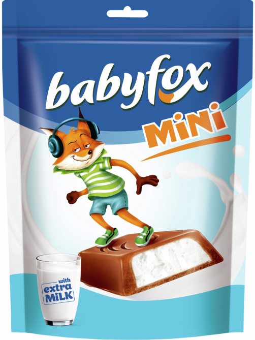 Конфеты BabyFox шоколадные с молочной начинкой, 120г