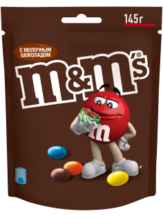 Конфеты M&M's драже c молочным шоколадом, 145г