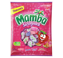 Конфеты жевательные Mamba ягодная, 70г