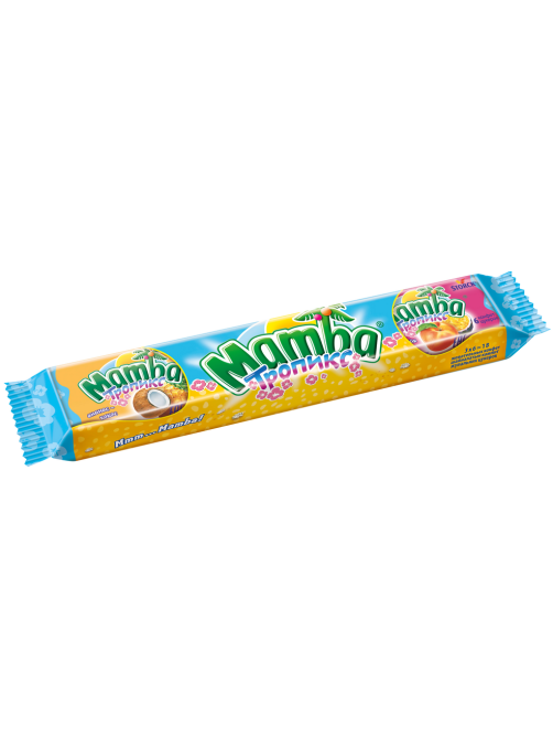 Конфета жевательная Mamba Тропикс, 79.5г