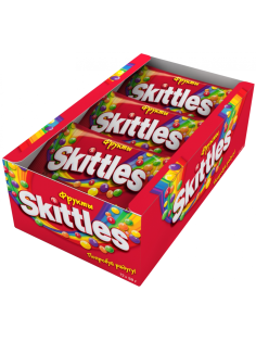 Драже Skittles фрукты, 38г x 12 шт