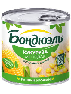 Кукуруза Бондюэль молодая, 212мл